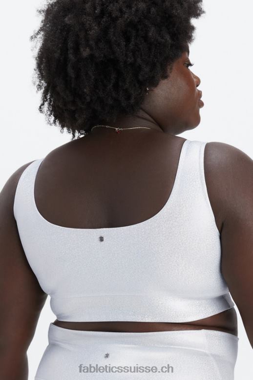 femmes soutien-gorge de sport à impact moyen harlyn B0B6R1848 hologramme de paillettes Fabletics