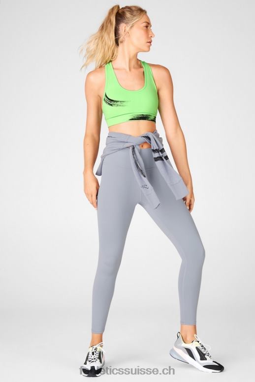femmes soutien-gorge de sport à impact moyen imprimé sauge B0B6R1941 perruche/coup de pinceau Fabletics