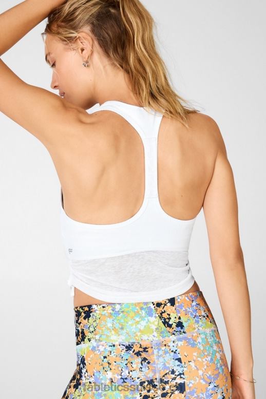 femmes soutien-gorge de sport à logo ryan B0B6R1925 logo blanc/blanc Fabletics