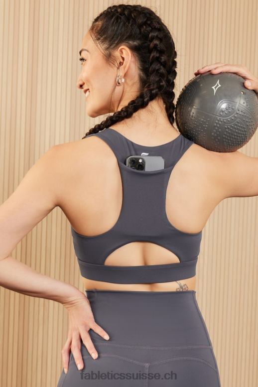 femmes soutien-gorge de sport mi-long à impact moyen 126 B0B6R1819 étain Fabletics