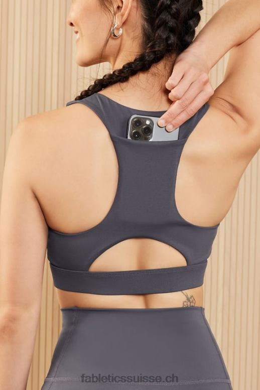 femmes soutien-gorge de sport mi-long à impact moyen 126 B0B6R1819 étain Fabletics