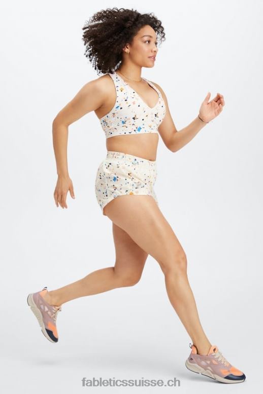 femmes soutien-gorge de sport mi-long à impact moyen 129 B0B6R1830 logo terrazzo/réfléchissant Fabletics