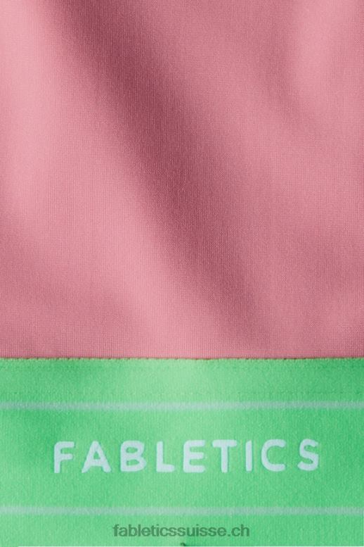 femmes soutien-gorge de sport passepoilé impact moyen B0B6R1815 fard à joues/lime sucrée Fabletics