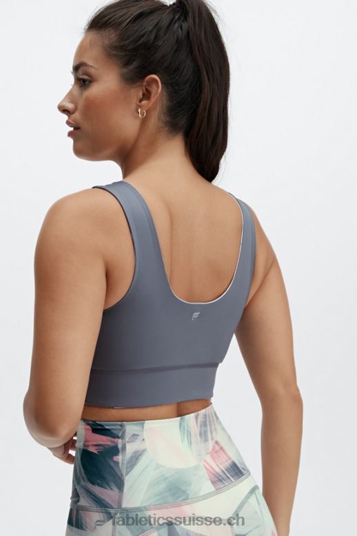 femmes soutien-gorge de sport réversible à impact moyen harlow B0B6R1867 paysage de rêve/nuage de pluie Fabletics
