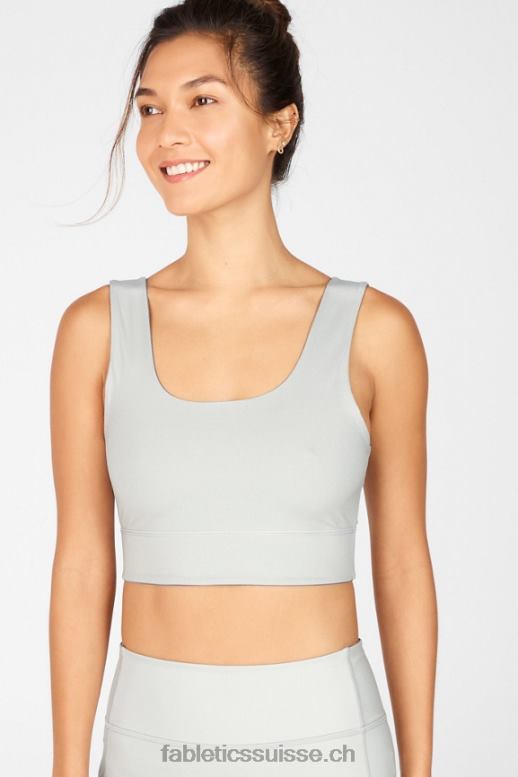 femmes soutien-gorge de sport réversible à impact moyen harlow B0B6R1870 nuage de pluie/gris arctique Fabletics