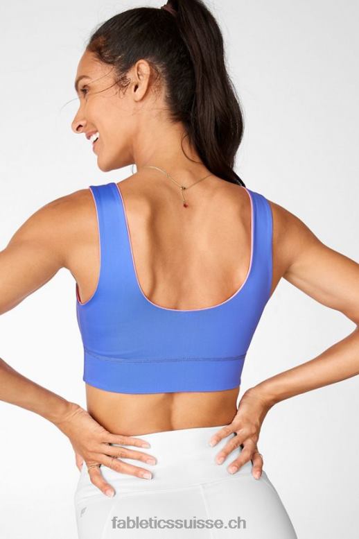 femmes soutien-gorge de sport réversible à impact moyen harlow B0B6R1875 sorbet/baja Fabletics