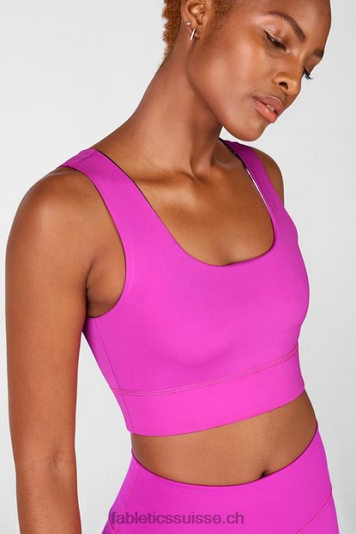 femmes soutien-gorge de sport réversible à impact moyen harlow B0B6R1878 fiesta/statique Fabletics