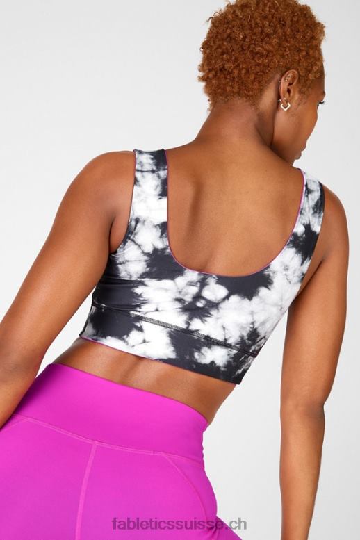 femmes soutien-gorge de sport réversible à impact moyen harlow B0B6R1878 fiesta/statique Fabletics