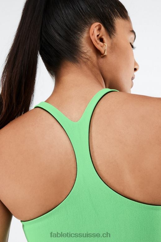 femmes soutien-gorge de sport réversible simone sculptknit B0B6R1863 noir/feuille de printemps Fabletics