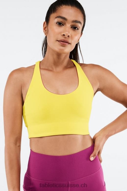 femmes soutien-gorge de sport réversible simone sculptknit B0B6R1864 tournesol/très baie Fabletics