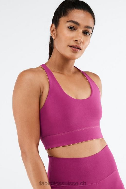 femmes soutien-gorge de sport réversible simone sculptknit B0B6R1864 tournesol/très baie Fabletics