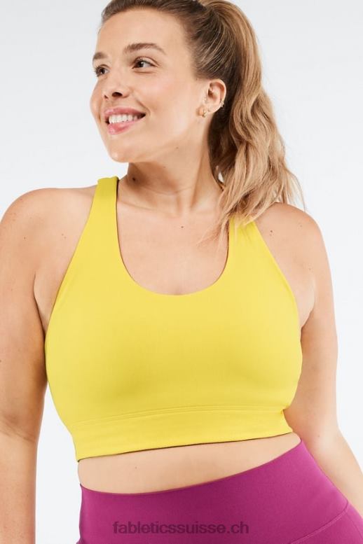 femmes soutien-gorge de sport réversible simone sculptknit B0B6R1865 tournesol/très baie Fabletics