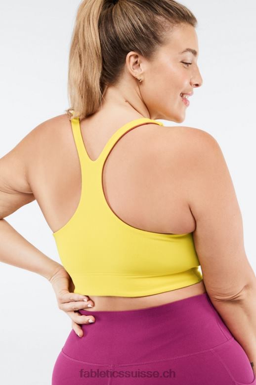femmes soutien-gorge de sport réversible simone sculptknit B0B6R1865 tournesol/très baie Fabletics