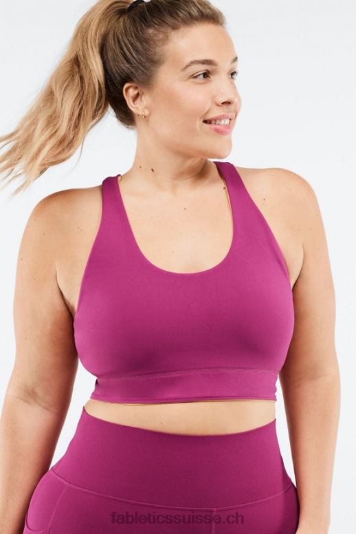femmes soutien-gorge de sport réversible simone sculptknit B0B6R1865 tournesol/très baie Fabletics