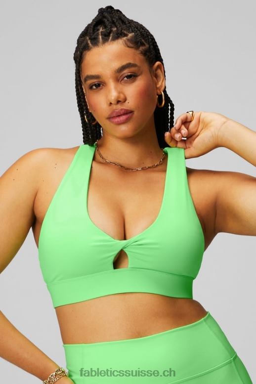 femmes soutien-gorge de sport twist oasis 104 B0B6R1697 néon à la menthe Fabletics