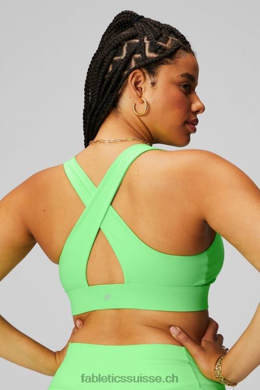 femmes soutien-gorge de sport twist oasis 104 B0B6R1697 néon à la menthe Fabletics