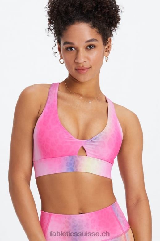 femmes soutien-gorge de sport twist oasis 108 B0B6R1714 léopard ombré Fabletics