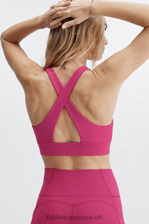 femmes soutien-gorge de sport twist oasis 108 B0B6R1716 Sangria Fabletics