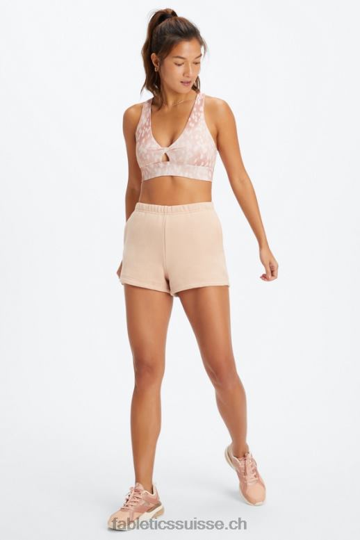 femmes soutien-gorge de sport twist oasis 108 B0B6R1718 sable tacheté Fabletics
