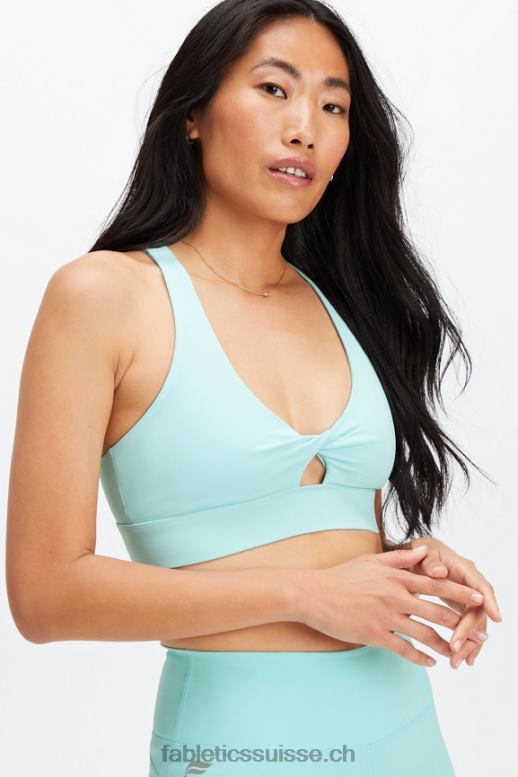 femmes soutien-gorge de sport twist oasis 108 B0B6R1719 vague de cristal Fabletics