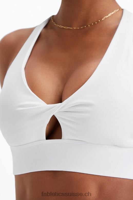 femmes soutien-gorge de sport twist oasis 109 B0B6R1721 blanc brillant Fabletics
