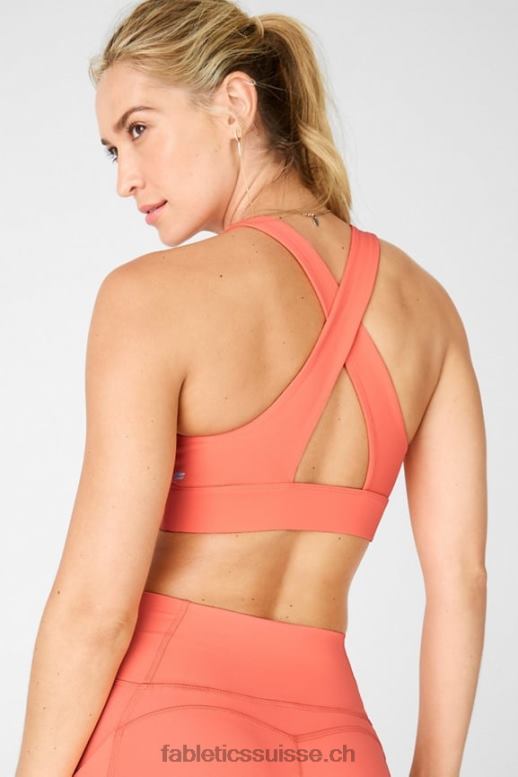 femmes soutien-gorge de sport twist oasis 111 B0B6R1731 brume de corail Fabletics