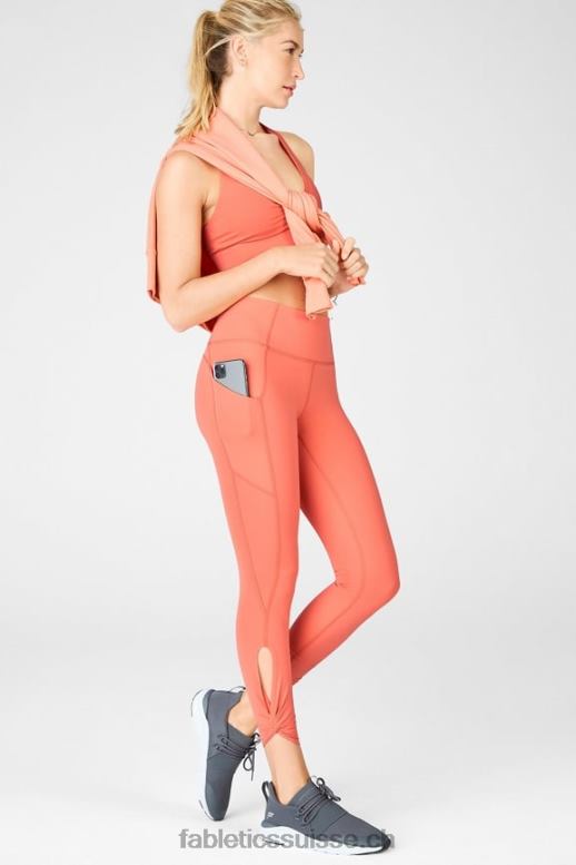 femmes soutien-gorge de sport twist oasis 111 B0B6R1731 brume de corail Fabletics