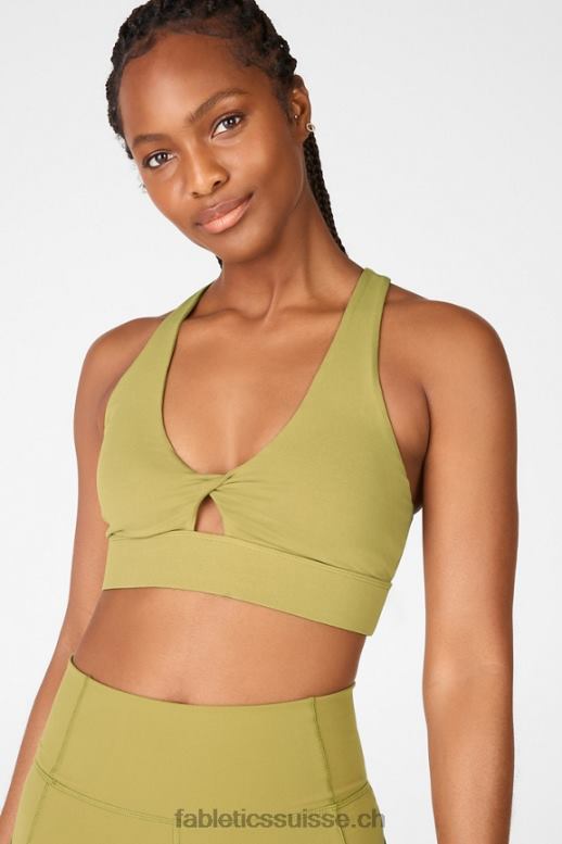 femmes soutien-gorge de sport twist oasis 111 B0B6R1734 thym Fabletics
