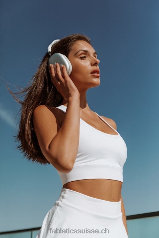 femmes soutien-gorge de sport universel de tennis à emporter B0B6R1756 blanc brillant Fabletics