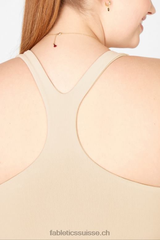 femmes soutien-gorge mi-long simone en maille sculpturale B0B6R1917 Tapioca Fabletics
