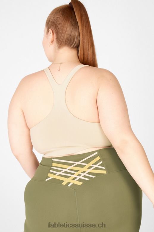 femmes soutien-gorge mi-long simone en maille sculpturale B0B6R1917 Tapioca Fabletics