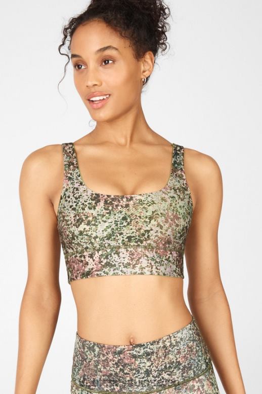femmes soutien-gorge réversible harlyn B0B6R1906 terre/agrumes verts Fabletics