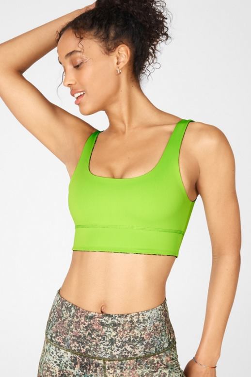 femmes soutien-gorge réversible harlyn B0B6R1906 terre/agrumes verts Fabletics