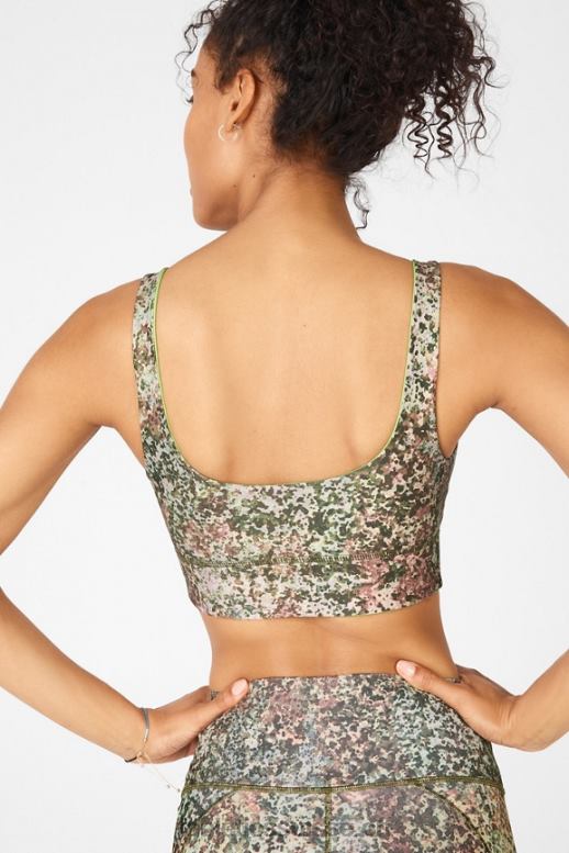 femmes soutien-gorge réversible harlyn B0B6R1906 terre/agrumes verts Fabletics