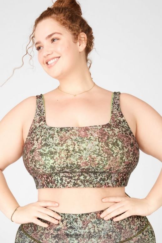 femmes soutien-gorge réversible harlyn B0B6R1907 terre/agrumes verts Fabletics