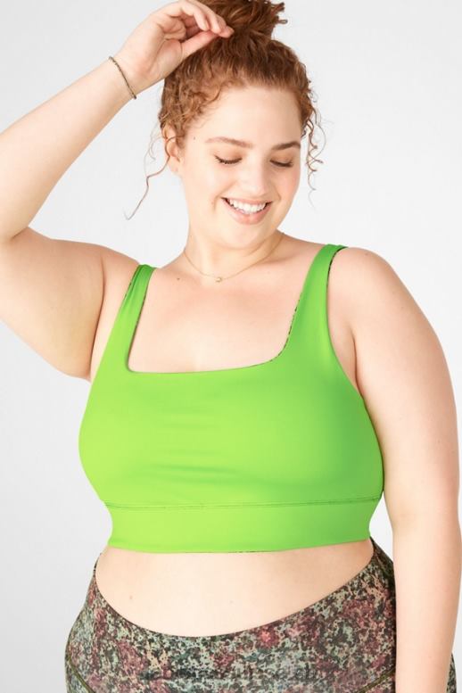 femmes soutien-gorge réversible harlyn B0B6R1907 terre/agrumes verts Fabletics