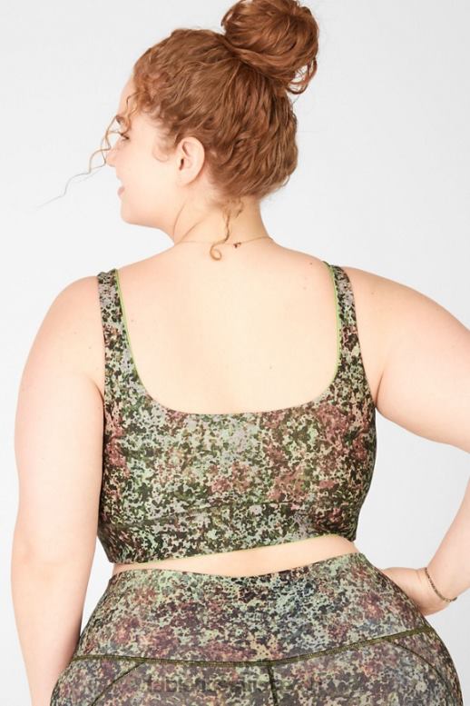 femmes soutien-gorge réversible harlyn B0B6R1907 terre/agrumes verts Fabletics