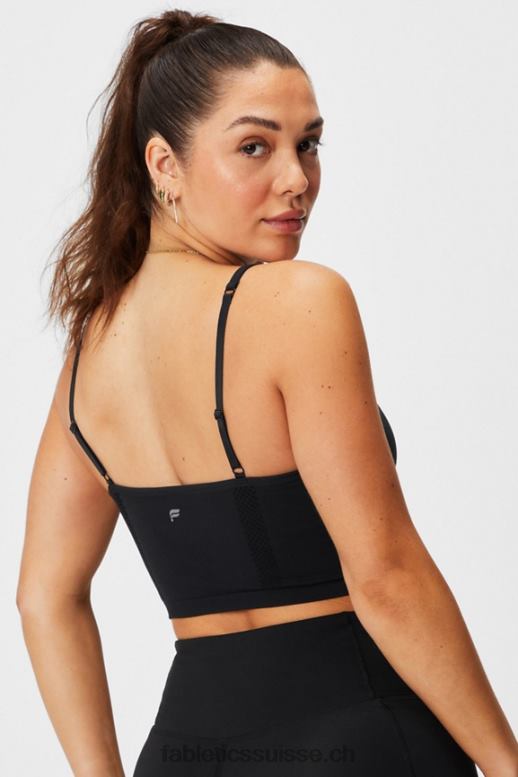femmes synchroniser la bralette sans couture B0B6R2817 noir Fabletics
