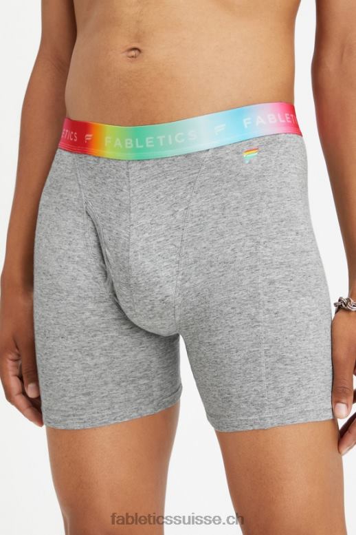 Hommes la fierté 24-7 boxer B0B6R3780 arc-en-ciel htr gris moyen Fabletics