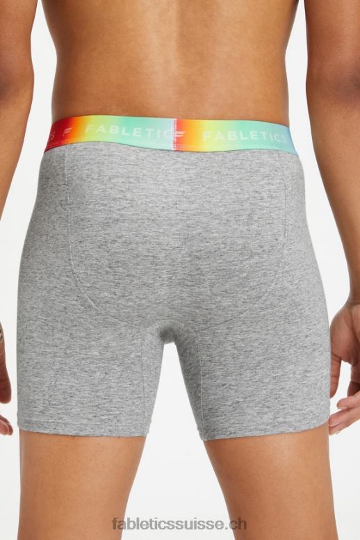 Hommes la fierté 24-7 boxer B0B6R3780 arc-en-ciel htr gris moyen Fabletics