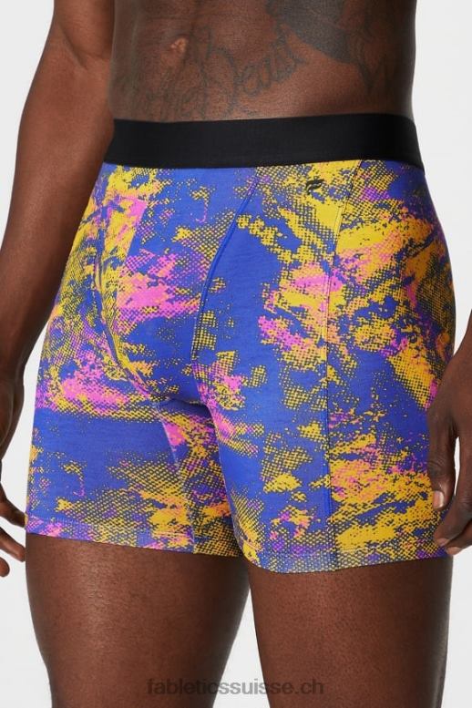 Hommes le boxer 24-7 195 B0B6R3750 bruit ambiant jaune coucher de soleil Fabletics