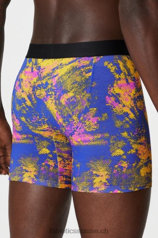 Hommes le boxer 24-7 195 B0B6R3750 bruit ambiant jaune coucher de soleil Fabletics