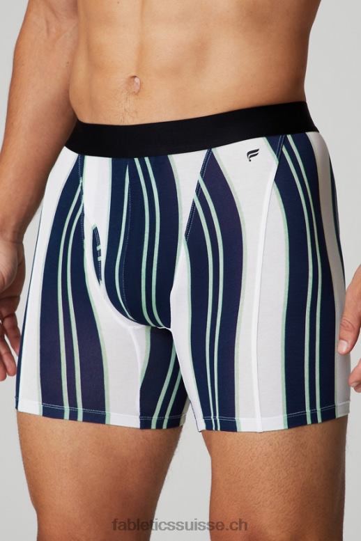 Hommes le boxer 24-7 195 B0B6R3754 rayures mulligan marine collégiale Fabletics