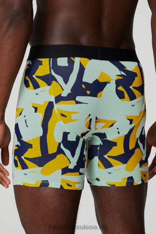Hommes le boxer 24-7 196 B0B6R3755 gouttes organiques de la marine collégiale Fabletics