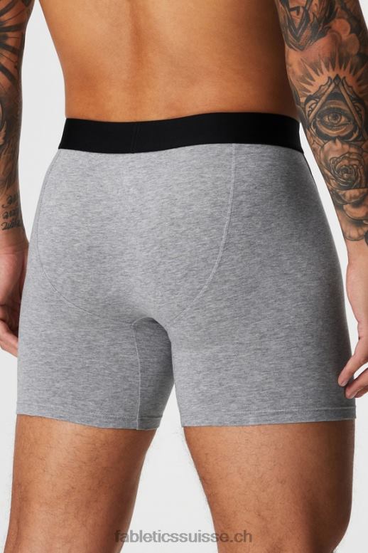 Hommes le boxer 24-7 197 B0B6R3763 gris chiné classique Fabletics