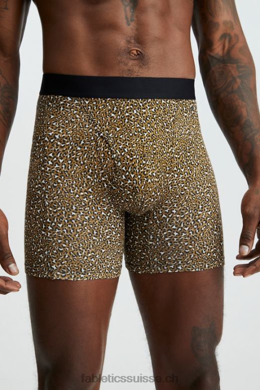 Hommes le boxer 24-7 201 B0B6R3783 tache de léopard bronze foncé Fabletics