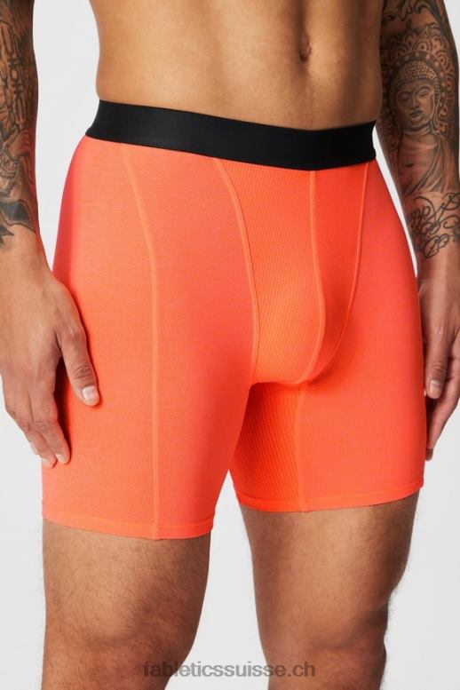 Hommes le boxer blueprint B0B6R3738 orange clignotant Fabletics