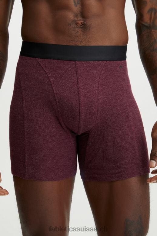 Hommes le boxer côtelé restoreknit B0B6R3786 merlot Fabletics