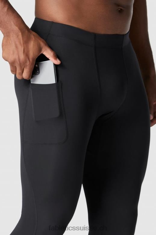 Hommes la ligne de base serrée B0B6R3121 noir Fabletics