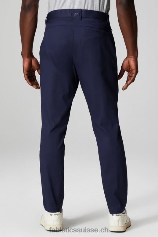 Hommes le chino high side (coupe classique) B0B6R3063 bleu marine profond Fabletics